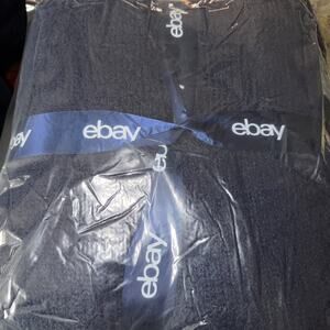 eBay Branded Lap Blanket Throw New in Bag Navy Blue With eBay Tape Measure New